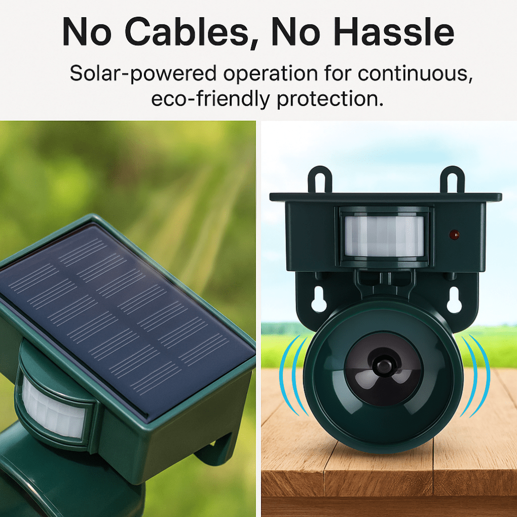 BIRDGUARD SENSOR - Motion detector bird repeller for effective protection