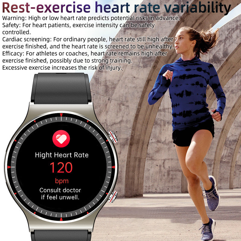 Olvoria | CFDA EKG Blood Oxygen Heart Rate Health Monitoring Smart Watch