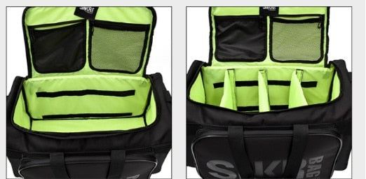 Water-Resistant Multi-Compartment Sneaker & Gear Travel Bag