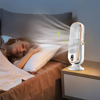 Ventilador de enfriamiento AeroLux Elite | Motor dual, rotación 720°, recargable por USB y ultra silencioso para máxima comodidad en cualquier lugar