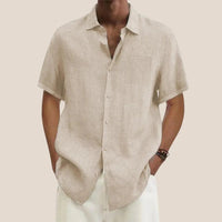 Camisa de Lino Antwerp (Mangas Cortas)