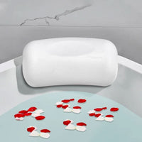 AQUACLOUD Premium Bath Pillow – Almohada de baño ergonómica y antideslizante para baños relajantes