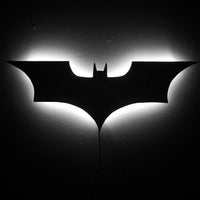 Batman LED nástenné svetlo s bezdrôtovým diaľkovým ovládaním a zmenou farieb