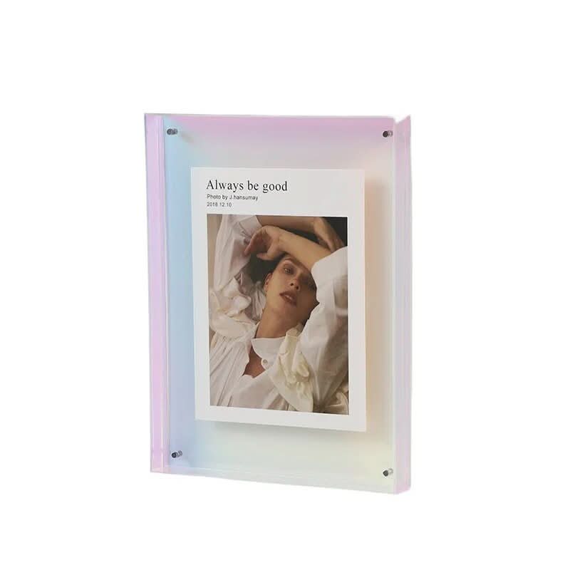 COLORFRAME - Colorful Transparent Acrylic Photo Frame for Vivid Memories
