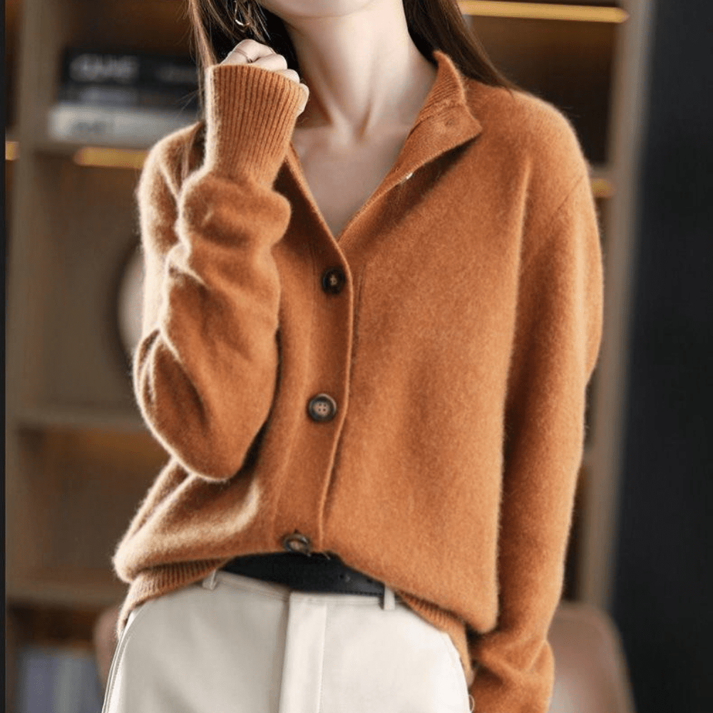 Darla Women's Cashmere Cardigan - Soft, Elegant Jumper with a Comfortable Fit