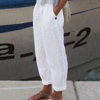 Pantalones Dini con Línea Suave y Bolsillos Laterales