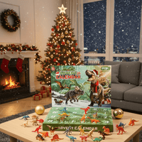 DINOQUEST 2025 – Ημερολόγιο Αντίστροφης Μέτρησης για τα Χριστούγεννα με 24 Παιχνίδια Δεινοσαύρων