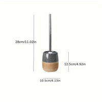 Ensemble élégant brosse WC et porte-brosse pour salle de bain