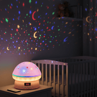 GLOWLIGHT – Proyector de estrellas mágico con 16 colores y función temporizador