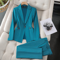 Grace - Conjunto de blazer y pantalones para mujer