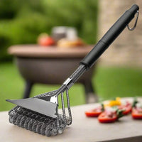 GRILLMASTER – Cepillo para barbacoa de acero inoxidable sin cerdas