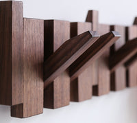 Perchero de piano hecho a mano | Perchero de madera lujoso con forma de piano
