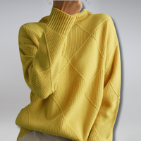 Heidi-Mode | Jersey de cuello alto de cachemira para mujer - Especial invierno