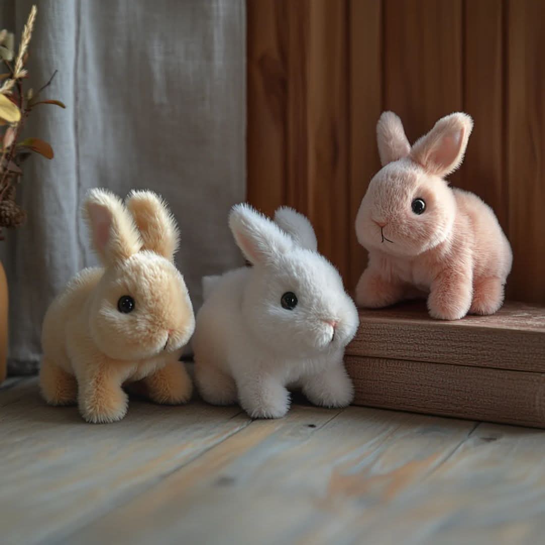 HoppiLoom Interactive Bunny – Plush Jumping Toy for Children