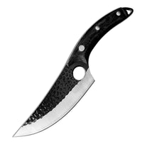 Cuchillo Huusk - Cuchillo de cocina japonés artesanal premium con control superior