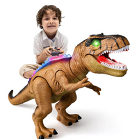 Jouet dinosaure télécommandé Jurassic Rover avec marche et rugissement