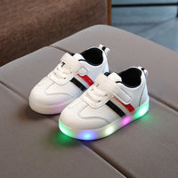 Zapatillas infantiles LED con suela flexible