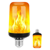 Lámpara de fiesta LED con luz de llama - 4 modos que simulan fuego