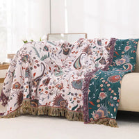 Manta reversible suave vintage Liora