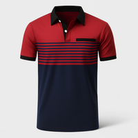 Louis｜Polo de verano a rayas para hombre