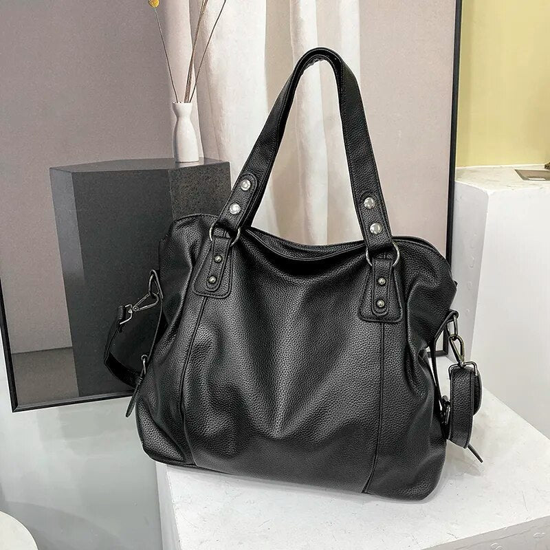 Lunelle - Large Soft Leather Handbag