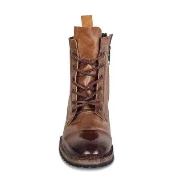 Men's Vintage Style Robust Lace-Up Boots