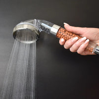 Pomme de douche minérale | pour une meilleure peau et cheveux