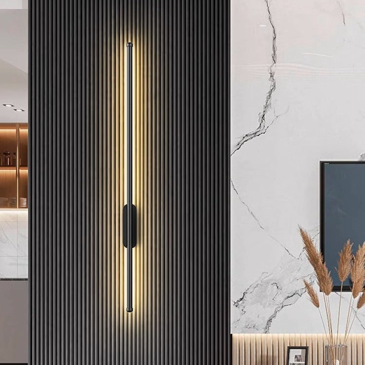 Minimalist LED Wall Sconce for Living Room and Office, 60 cm or 100 cm, Warm Light 3000K, Easy Installation