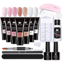 Kit de extensión de uñas con lámpara UV