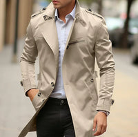 NELIO - Gabardina elegante de otoño para hombre