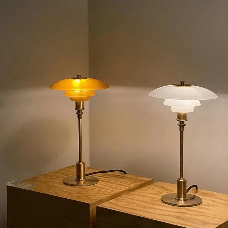 NORDILUX – Minimalist Dimmable Table Lamp with Warm LED Light