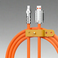 Olvoria | Cable de datos de carga rápida anti-rotura 180° (120W)