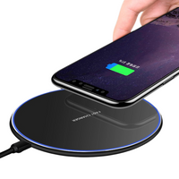 Olvoria | Base de Carga Inalámbrica Rápida de 30W | Cargador Premium USB C MagSafe para Apple iPhone, Samsung y Android - Base de Carga Inalámbrica Rápida