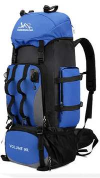 Olvoria | Mochila impermeable de 90L para senderismo y camping