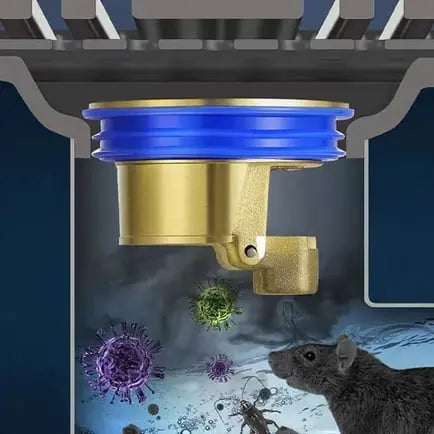 Olvoria | Anti-Odor Drainage Core made of Brass – Reliably Stops Drain & Pipe Odors
