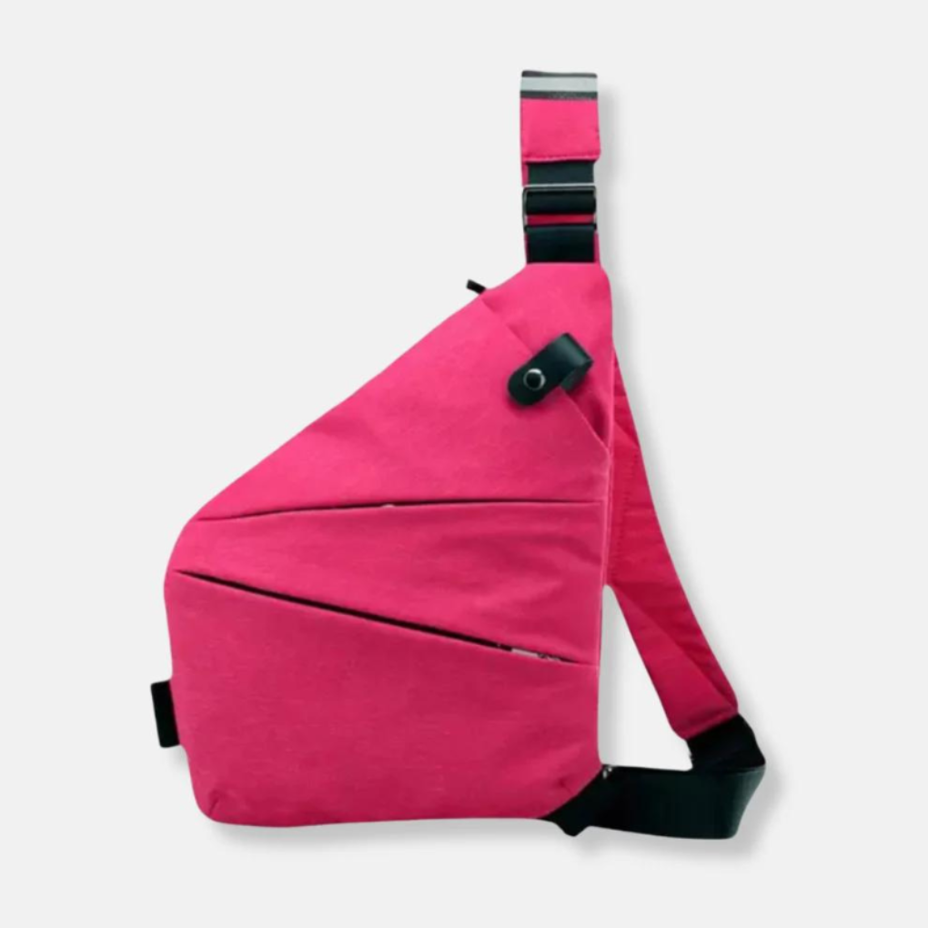 Olvoria | Anti-Theft Sling Bag with Hidden Zippers