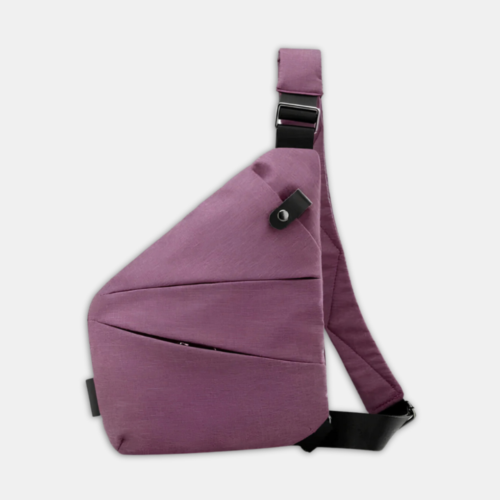 Olvoria | Anti-Theft Sling Bag with Hidden Zippers