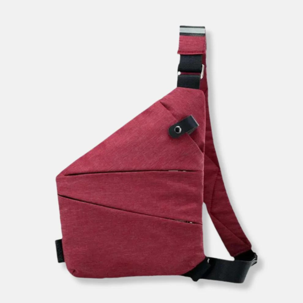 Olvoria | Anti-Theft Sling Bag with Hidden Zippers