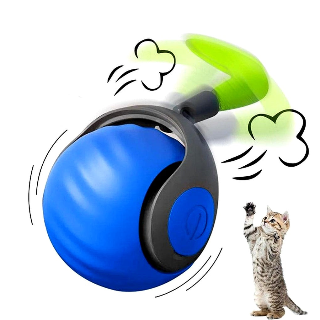 Olvoria | Cat Rolling Ball Toy – Motion Activated Play Sphere