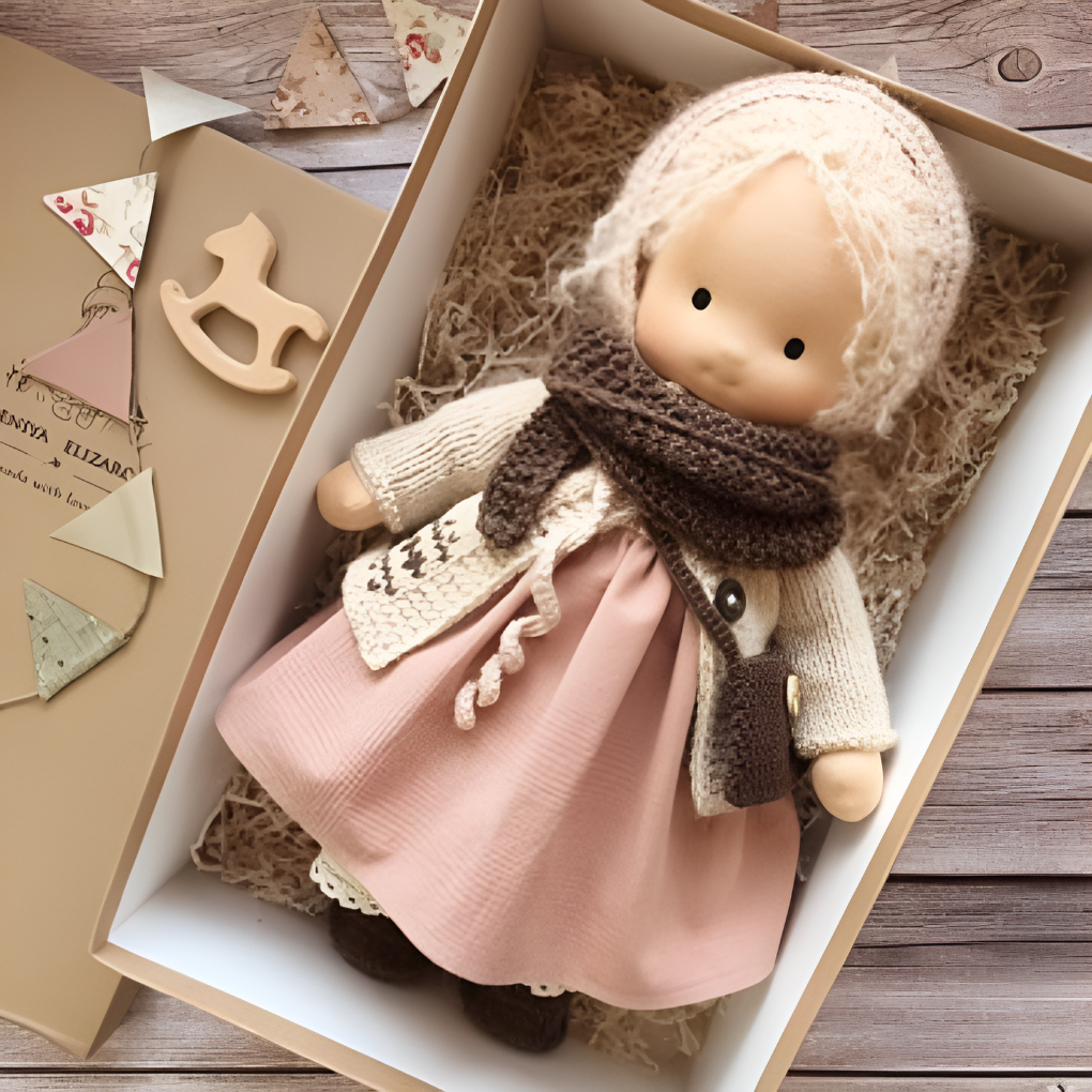Olvoria | Children's Waldorf Doll, Soft Cuddly Toy