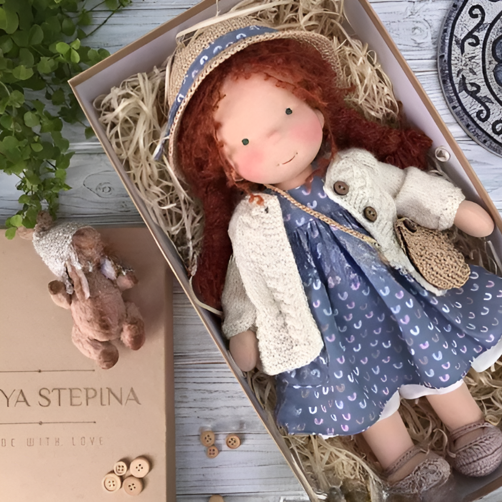 Olvoria | Children's Waldorf Doll, Soft Cuddly Toy