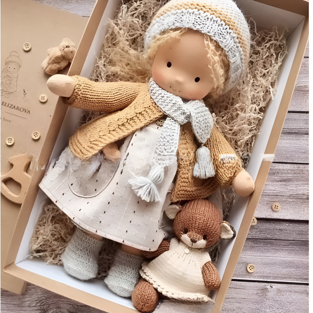 Olvoria | Children's Waldorf Doll, Soft Cuddly Toy