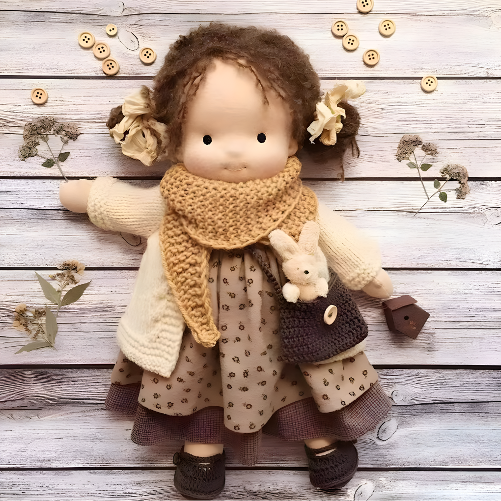 Olvoria | Children's Waldorf Doll, Soft Cuddly Toy