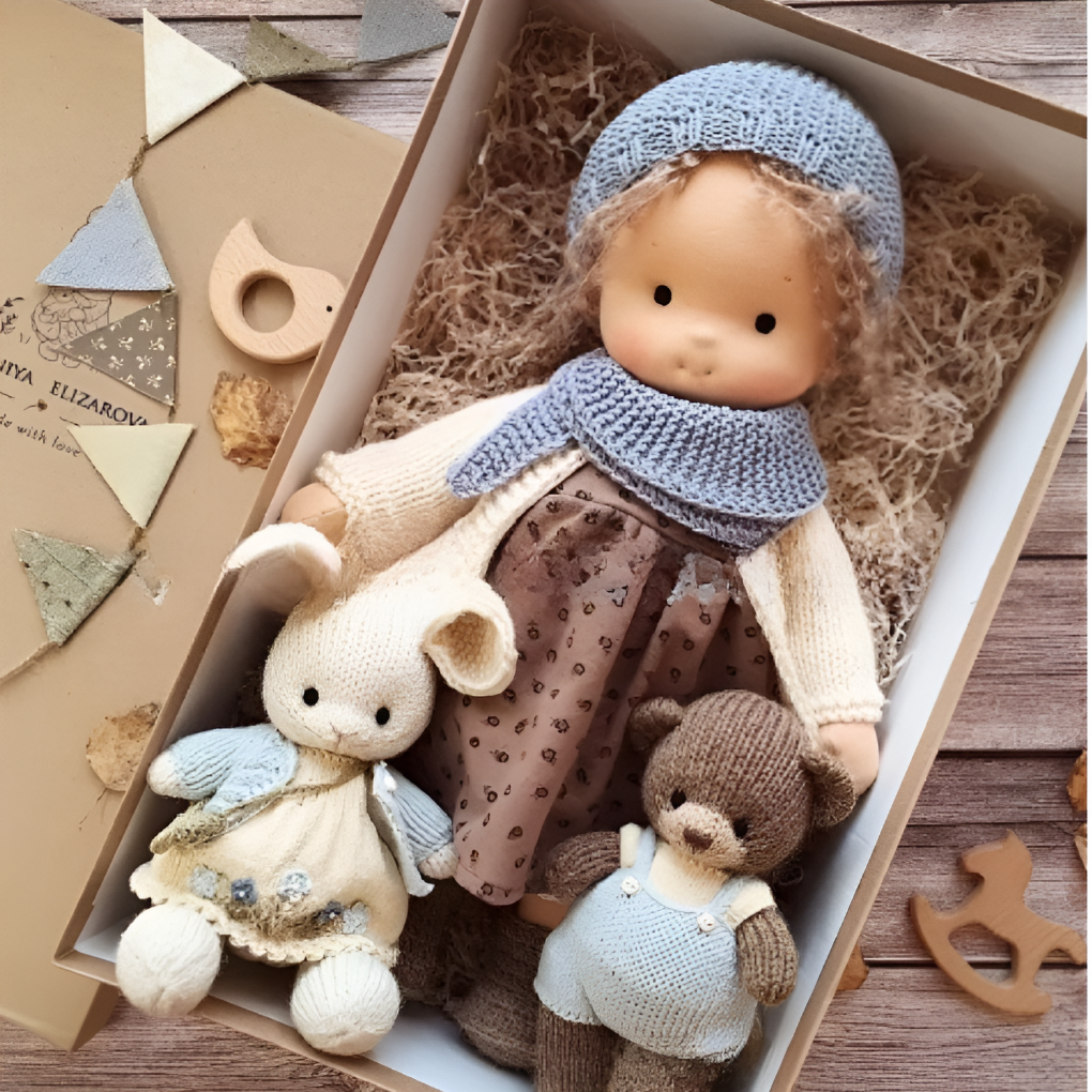 Olvoria | Children's Waldorf Doll, Soft Cuddly Toy