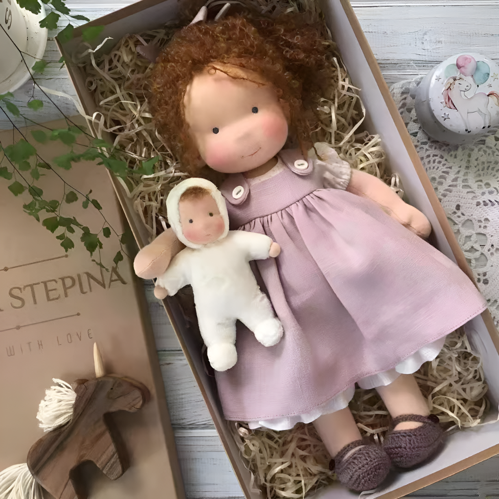 Olvoria | Children's Waldorf Doll, Soft Cuddly Toy