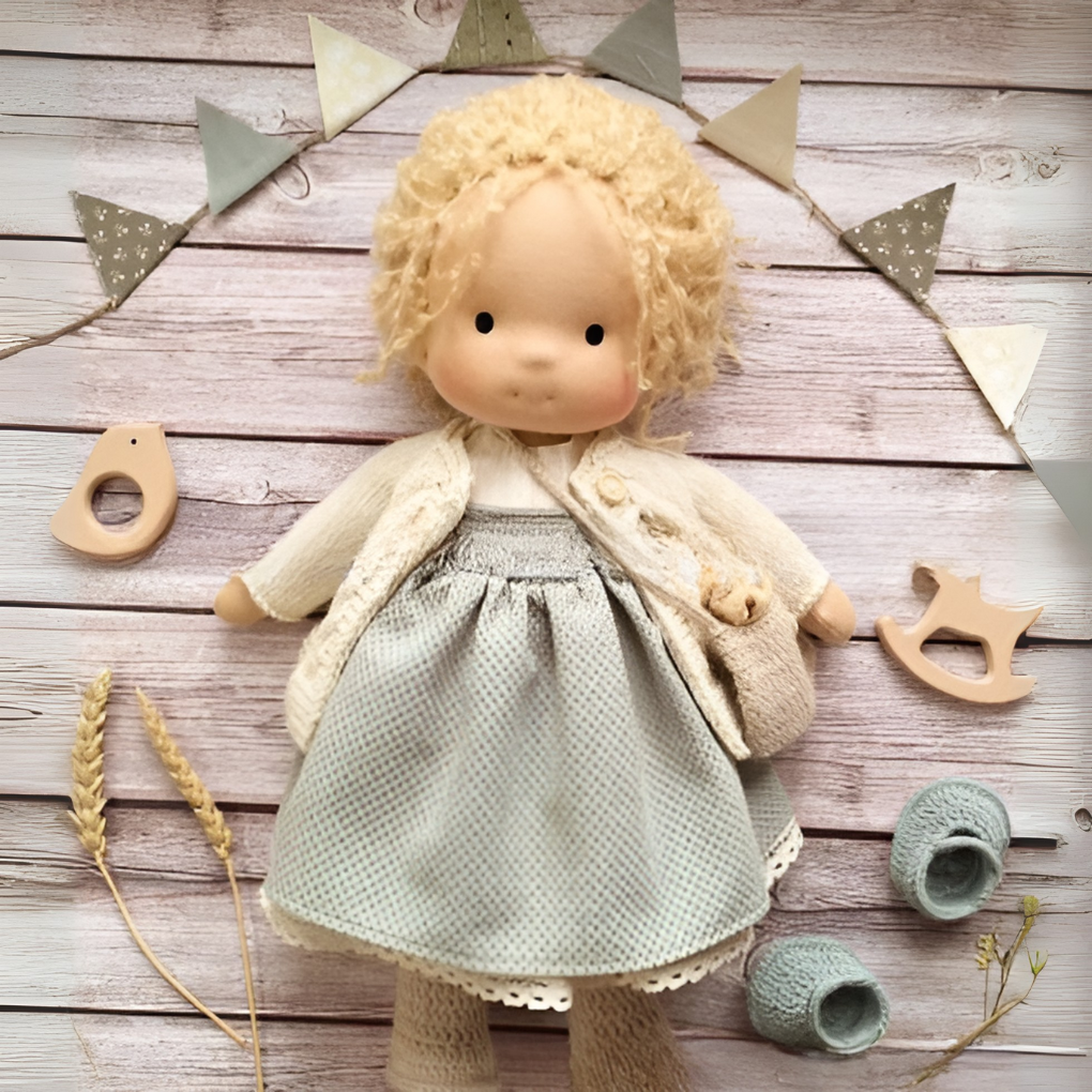 Olvoria | Children's Waldorf Doll, Soft Cuddly Toy