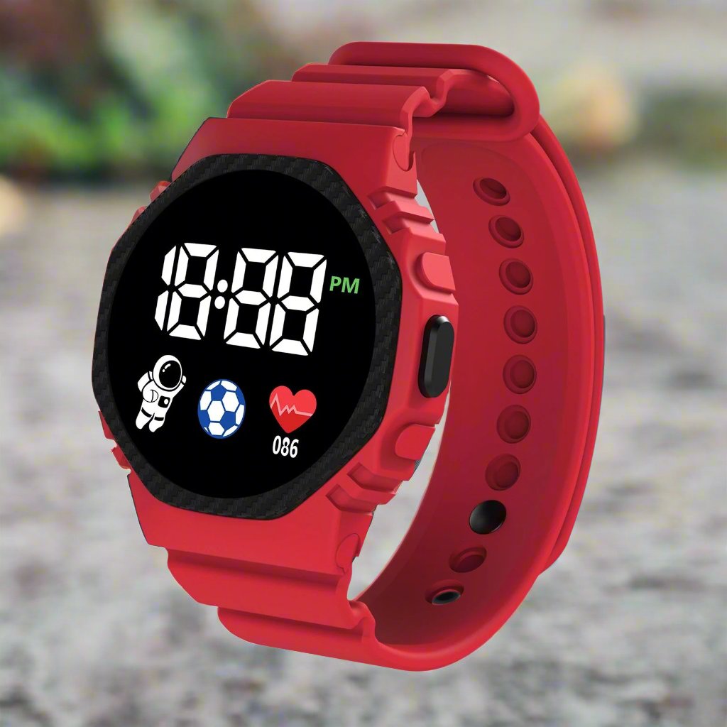 Olvoria | Children's Watch Adventure LED – Waterproof Educational Watch for Children