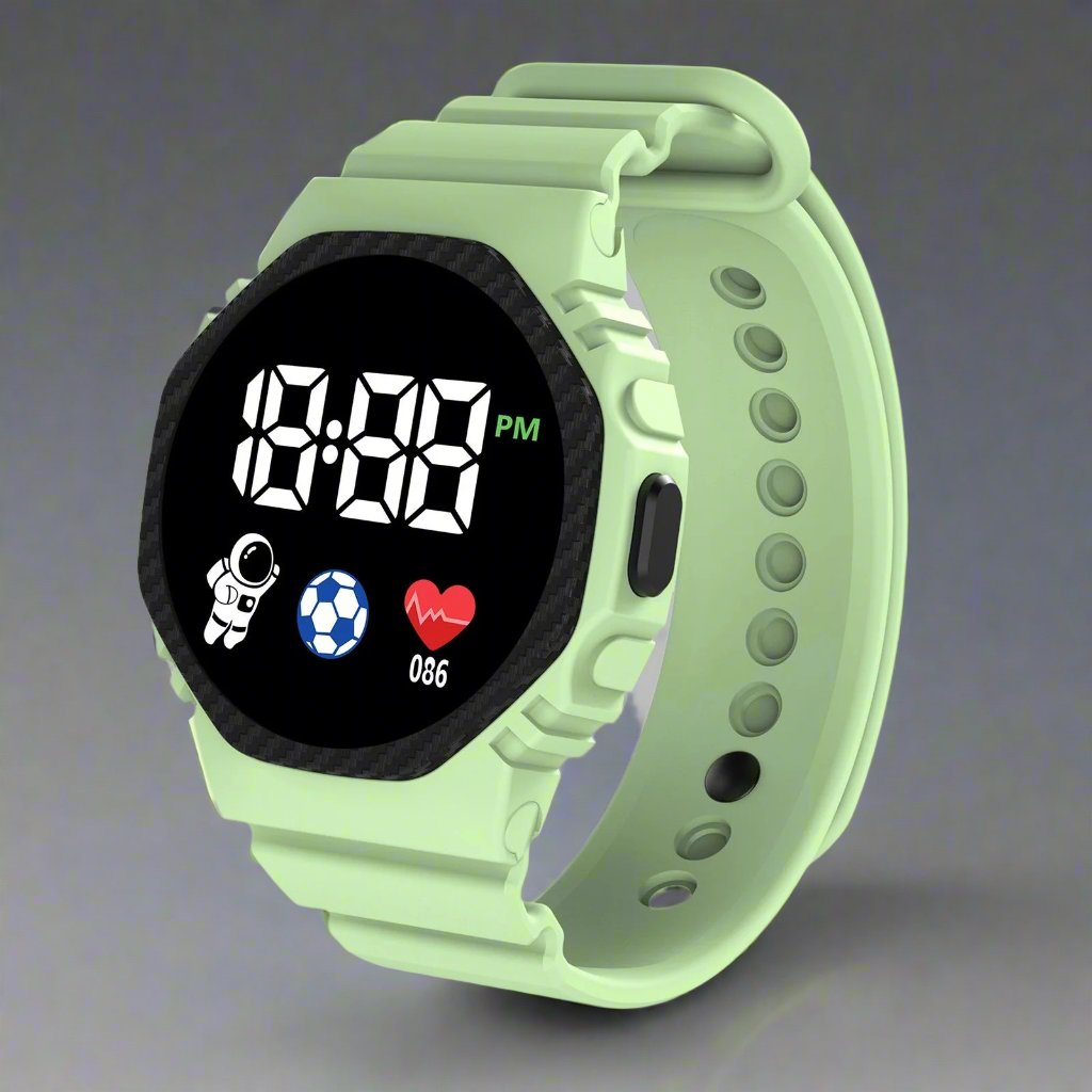 Olvoria | Children's Watch Adventure LED – Waterproof Educational Watch for Children