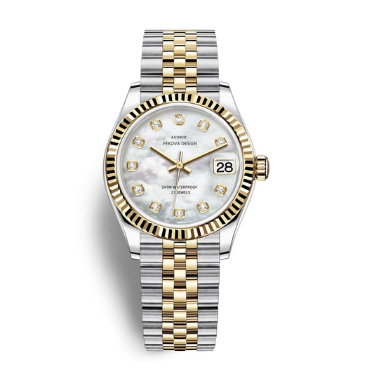 Olvoria | Classic Wristwatch in Stainless Steel No. 296 – Timeless Elegance & Modern Precision