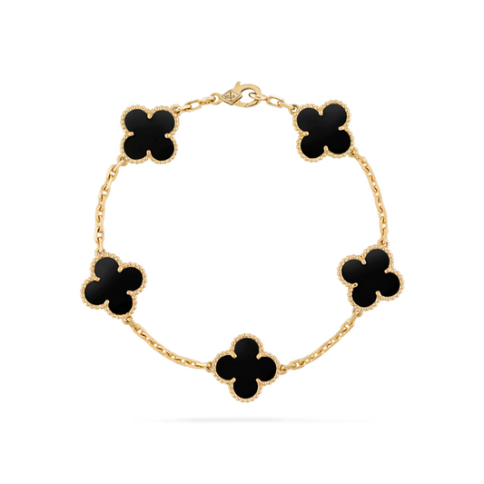 Olvoria | Clover Luck Bracelet | Elegant and Hypoallergenic | Adjustable